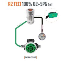 Regultor R2 TEC1 stage set s manometrem a 100% O2
