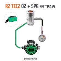 Regultor R2 TEC2 stage set s manometrem a 100% O2 EN250:2014