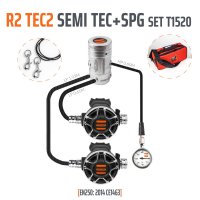 Regultor R2 TEC2 SemiTec s manometrem - EN250:2014