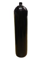 Láhev tlaková 12 L (230 bar) - konkávní dno - 171 mm černá