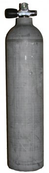 Láhev tlaková 7 L (200 bar) + SM ventil pravý a záslepka