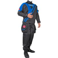 Trilaminátový suchý oblek Solo MG BLUE Test Team, velikost XL+