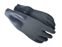 Suché rukavice s manžetou, šedé