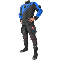 Trilaminátový suchý oblek Solo T-Pro, modrý