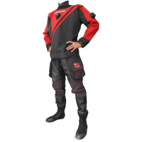 Trilaminátový suchý oblek Solo T-Pro, červený