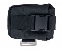 Měkká kapsa na závaží pravá Comfort - s vnitřní kapsou (max. 4kg) černá