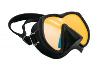 Maska Frameless Super View, rozjasňující žluté sklo, černá