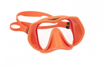 Maska Frameless Super View oranžová