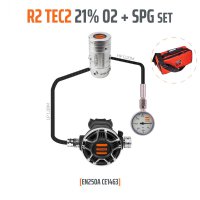 Regulátor R2 TEC2 21% O2 G5/8, stage set s manometrem